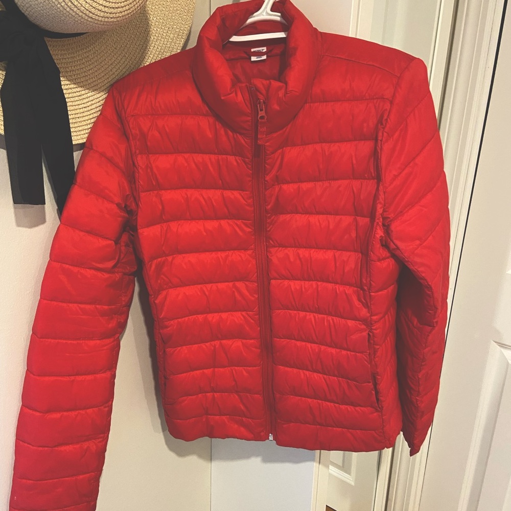 Red Puffer Jacket